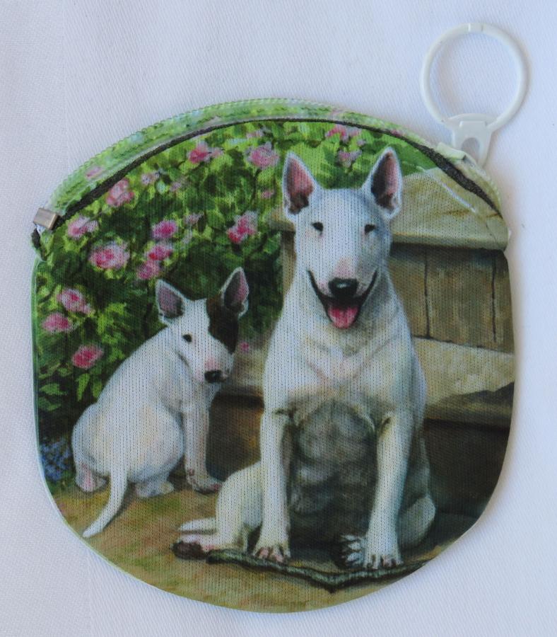 Bull Terrier 1 coin purse - side 2